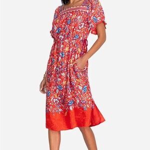 Johnny‎ Was Jasmine  Midi Dress